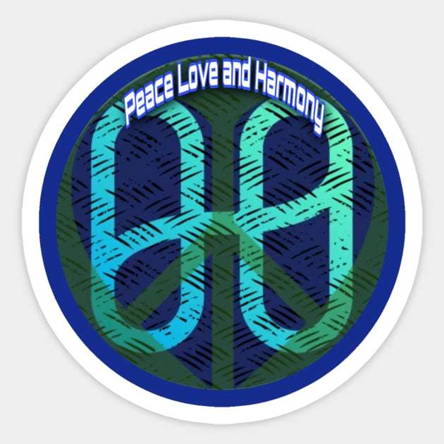 Peace Love & Harmony ONE Sticker by Peace Love and Harmony